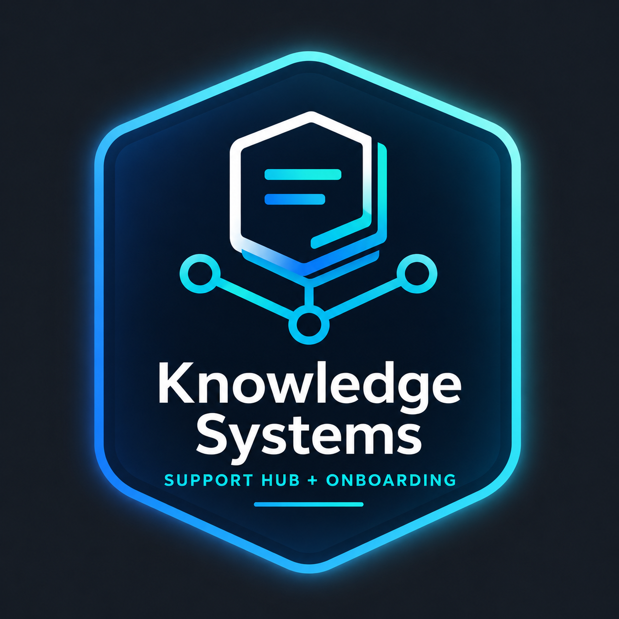 Knowledge Systems support hub and onboarding logo.